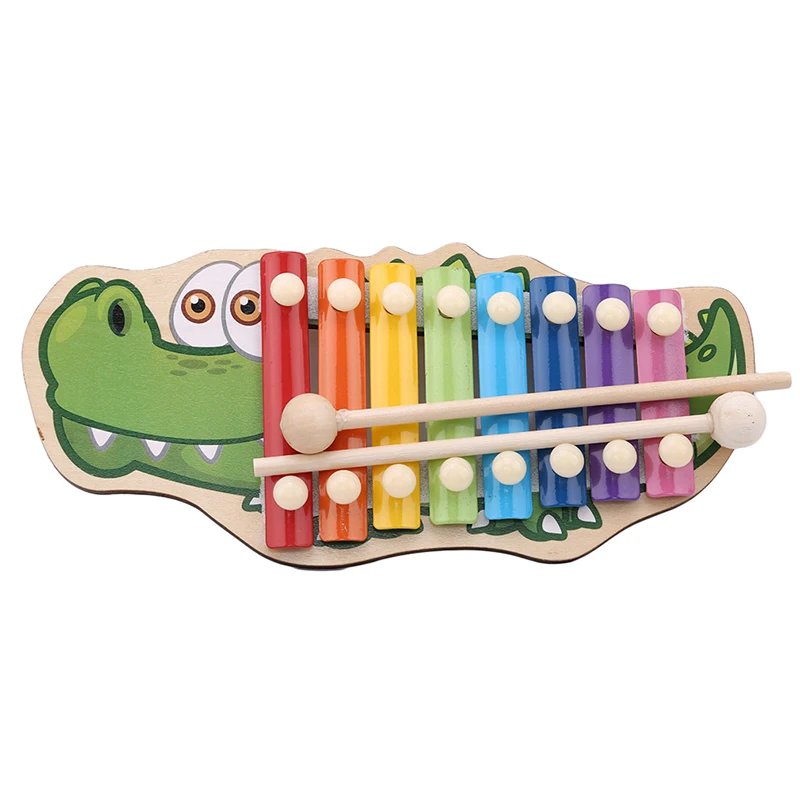 

Cute Octave Children Musical Toys Rainbow Wooden Xylophone Instruments Children Music Instrument Learning & Education Puzzle Toy