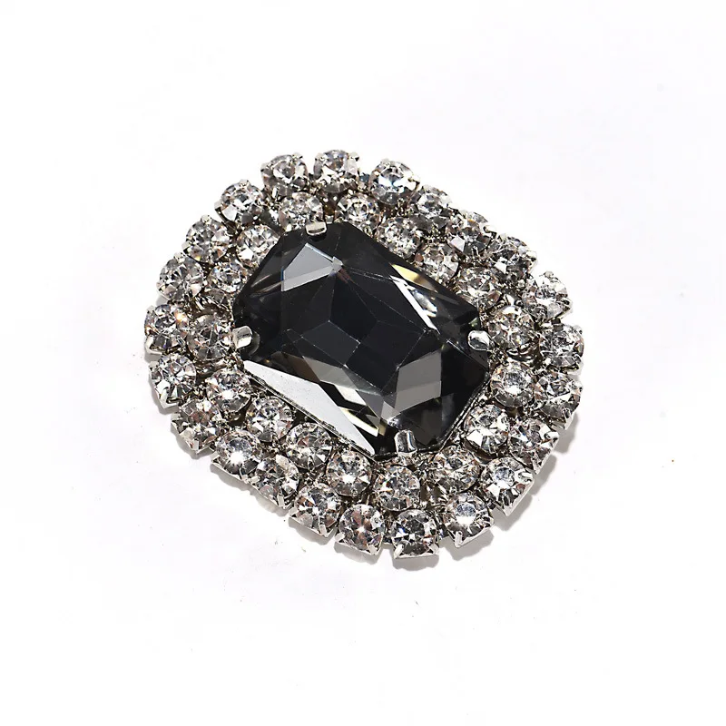 10PCS Clothing Shoe Buckle Jewelry Decorations Charm Shoe Clip Rhinestone Shoe Decoration Women's High Heels Accessories