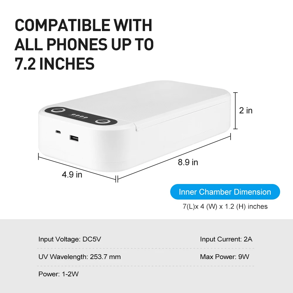 2 в 1 УФ стерилизатор инструментов коробка ароматерапия ультрафиолетовых лучей