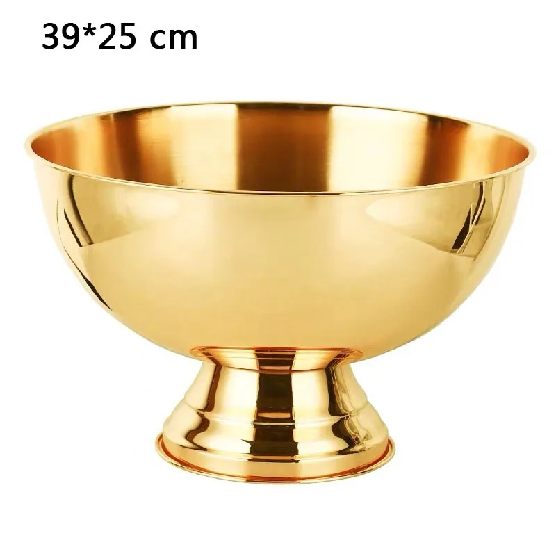 Гальваническая металлическая чаша для льда из нержавеющей стали 1 шт.