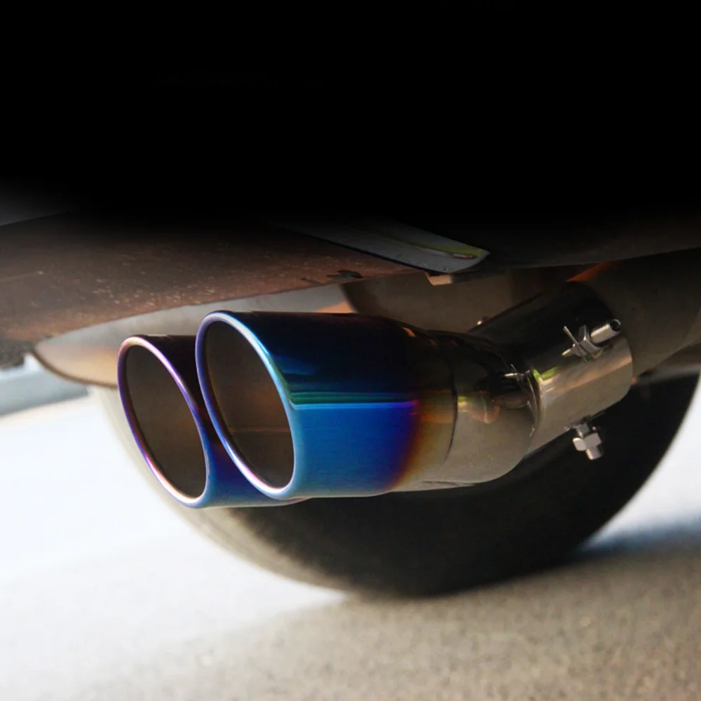 1 шт. Автомобильная выхлопная труба х синий автомобильный глушитель для Toyota C HR 2016