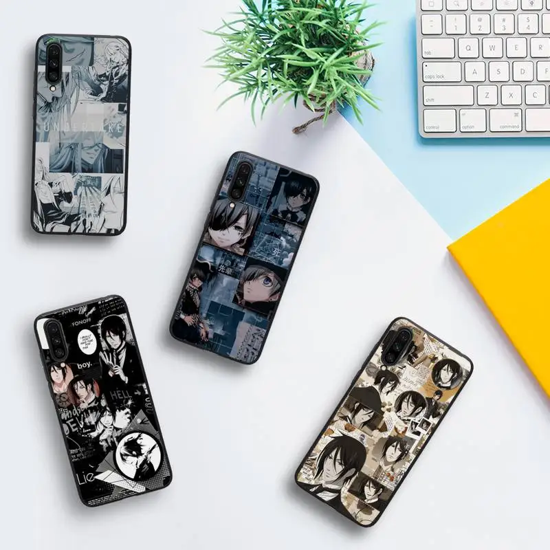 

Black Butler Phone Case For Redmi Note 8A 7 5 8pro 8T 9Pro Coque for note6pro Funda Capa