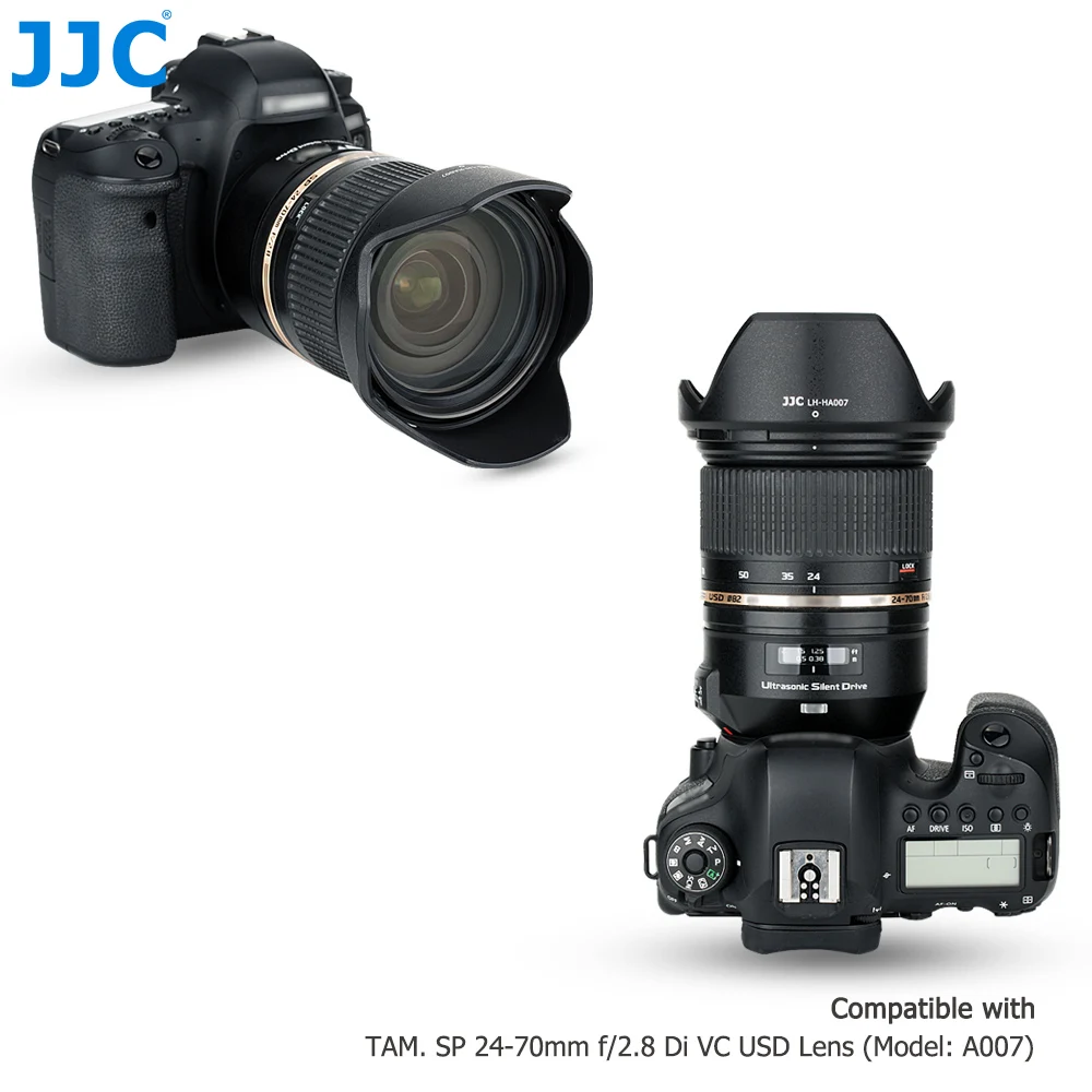 JJC Цветочная бленда для объектива камеры Tamron SP 24-70 мм f/2 8 Di VC USD A007 Замена HA007 защита