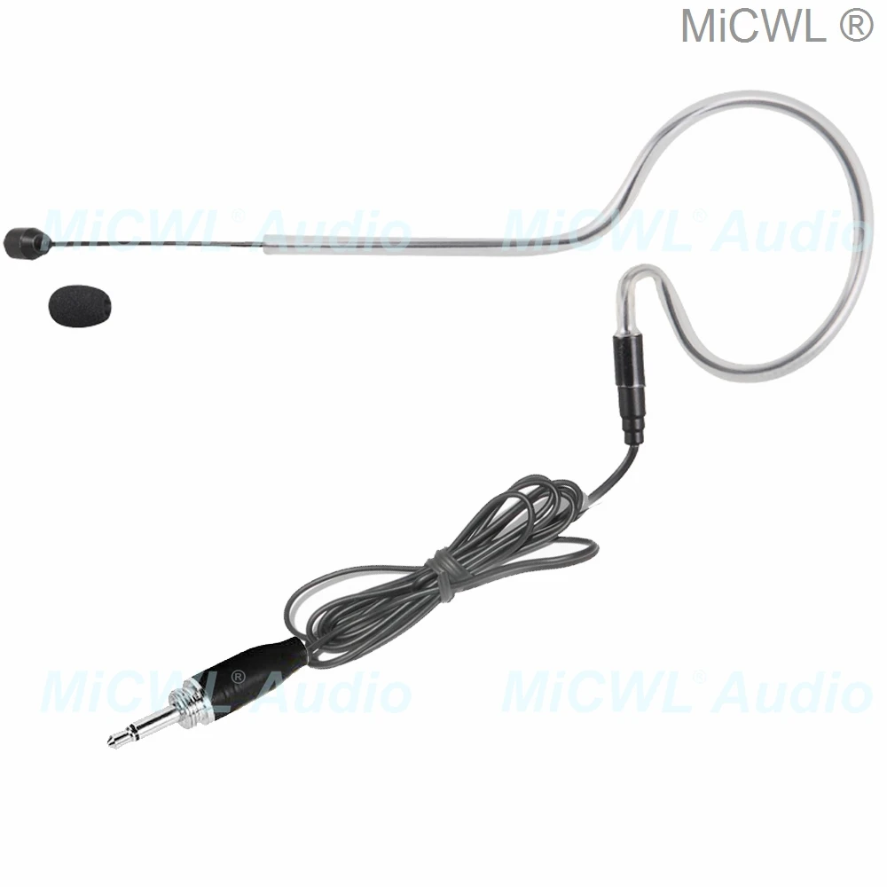 Черные наушники MiCWL SE02 гарнитура с микрофоном для Shure Audio-Technica AKG Sennheiser MiPro