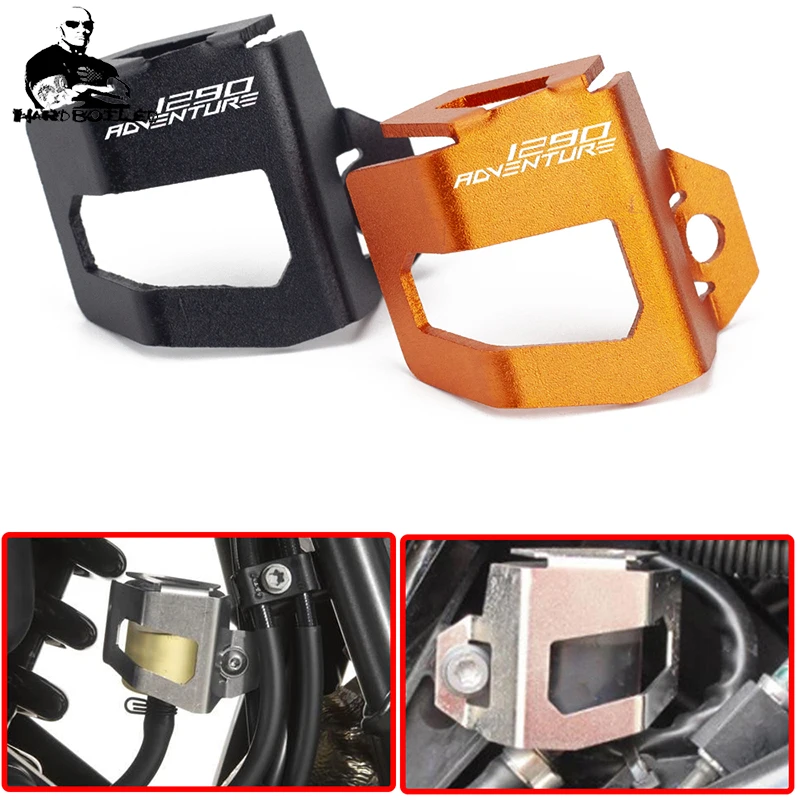 Rear Brake Fluid Reservoir Guard Cover Protector Motorcycle Accessories Parts For KTM 1290 Super Adventure R S T 2017-2020 2019 |