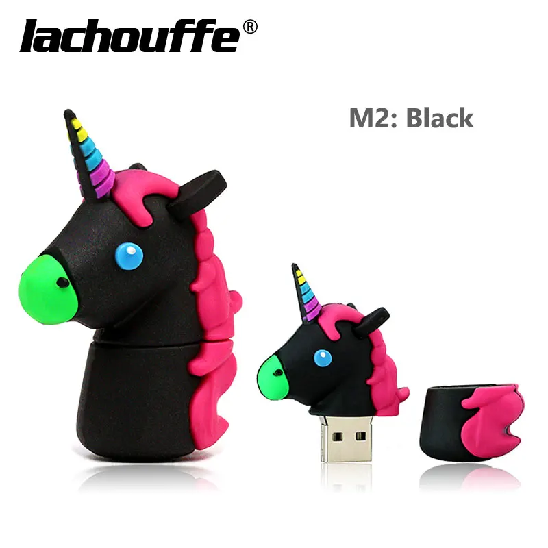 Прекрасный единорог usb флеш-накопитель 4 ГБ 8 ГБ 16 ГБ 32 ГБ 64 ГБ Usb флэш-накопитель 128 ГБ Флешка мультфильм usb-флэш-накопитель