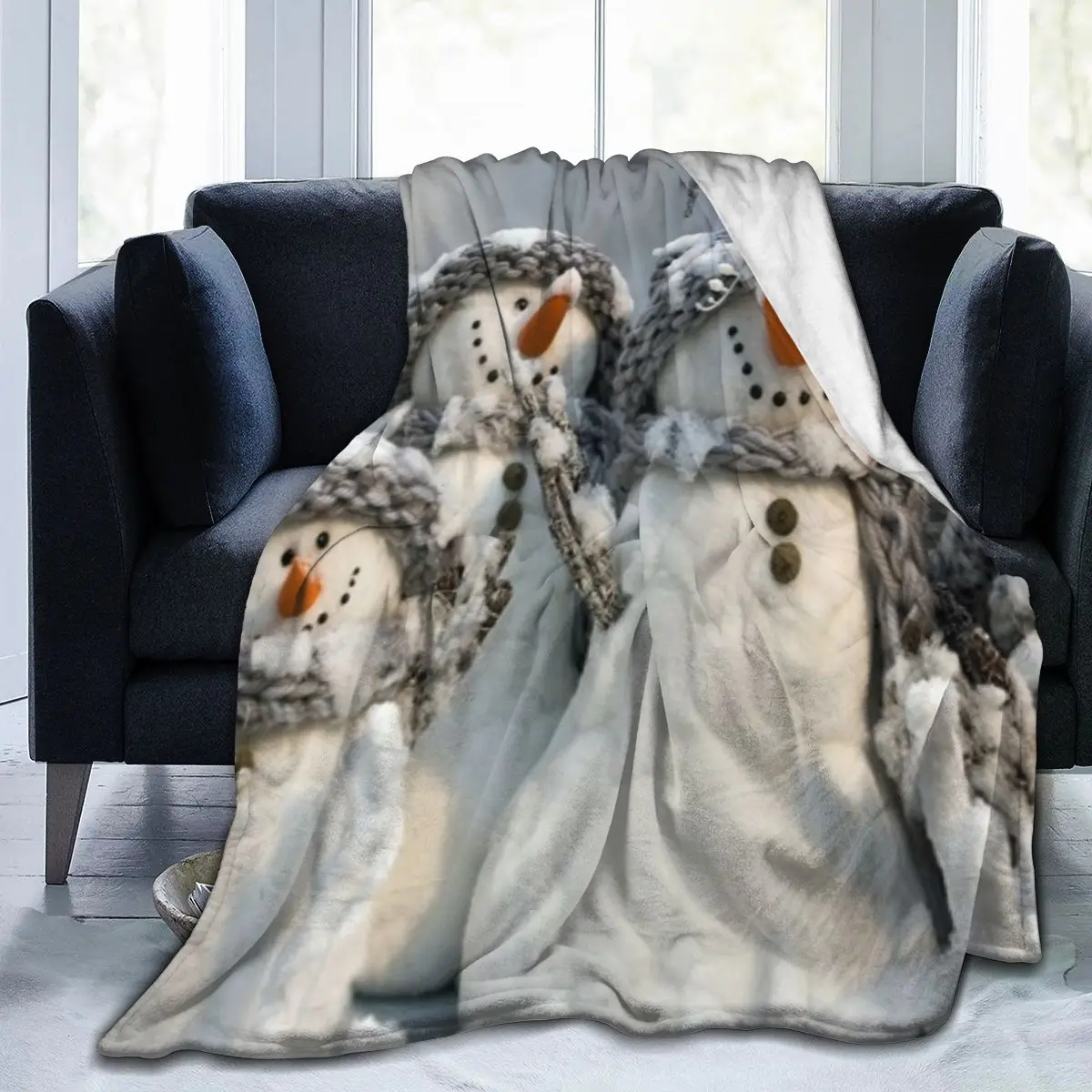 

Merry Christmas Pattern Pinetree Santa Claus Warm Cozy Fleece Blanket For Kid Adult Xmas Dropship Wholesale Flannel Throws