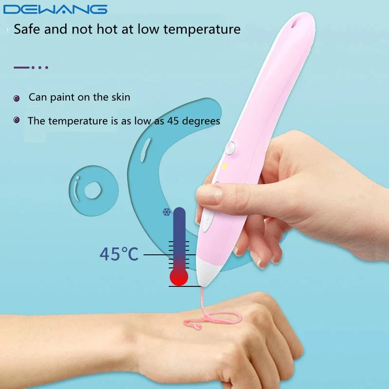 

DEWANG 3d Pens Set Original Gifts Printing Pen 3d Pencil Toy for Children Diy Christmas Plastic Printer Drawing School Craft Kit