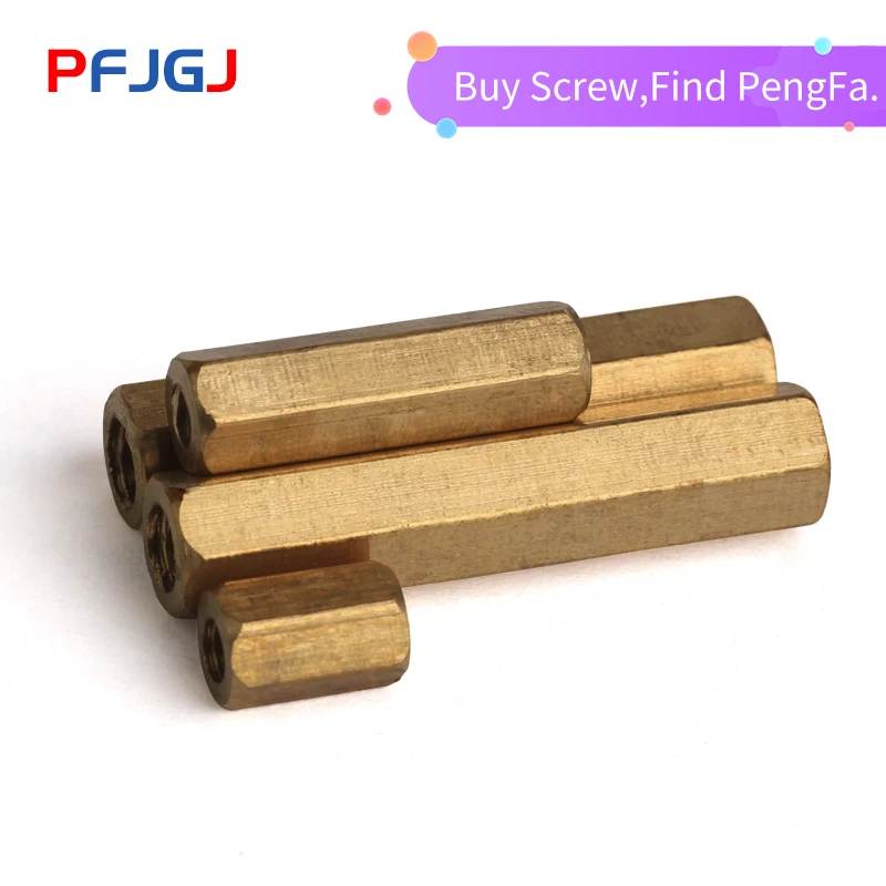 Peng Fa M3 M4 двуходовой полый шестиугольный медный цилиндрический