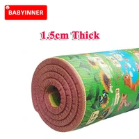 babyinner baby play mat 1 5cm thickness double side infant mats non slip epe baby matting waterproof eco friendly games mats