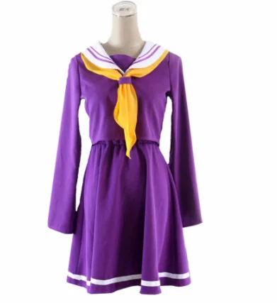Костюм Широ для косплея No game no life женская одежда на Хэллоуин наряд из париков
