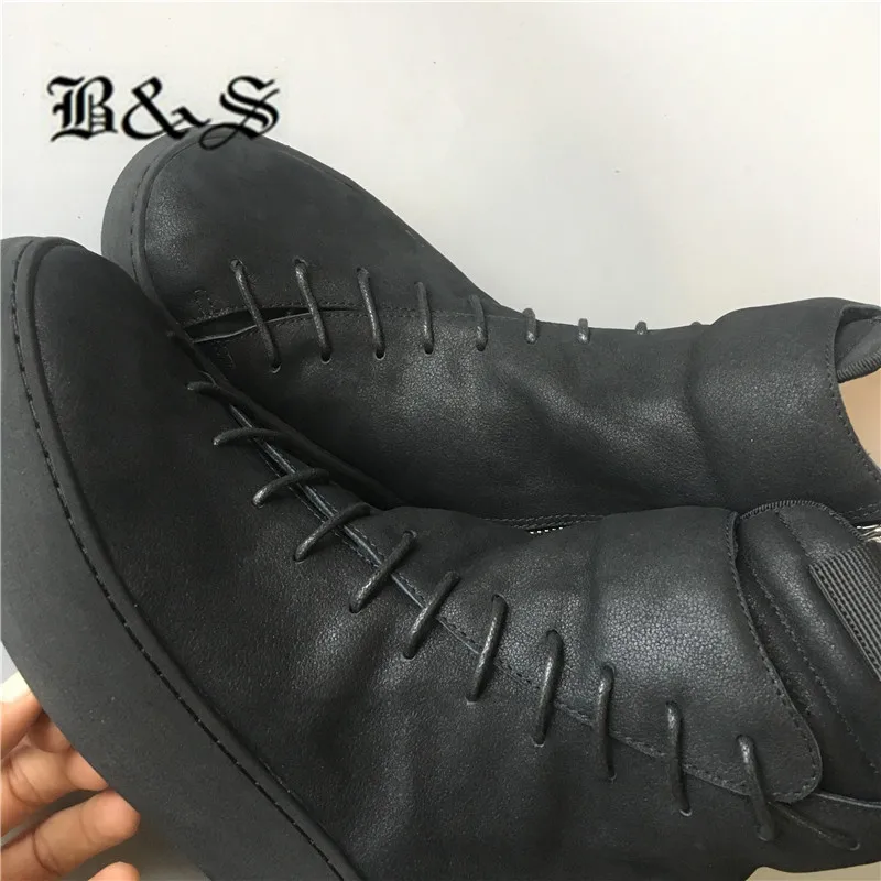 Черный и улица 2019 ретро Роскошные ручной работы из натуральной кожи швейная