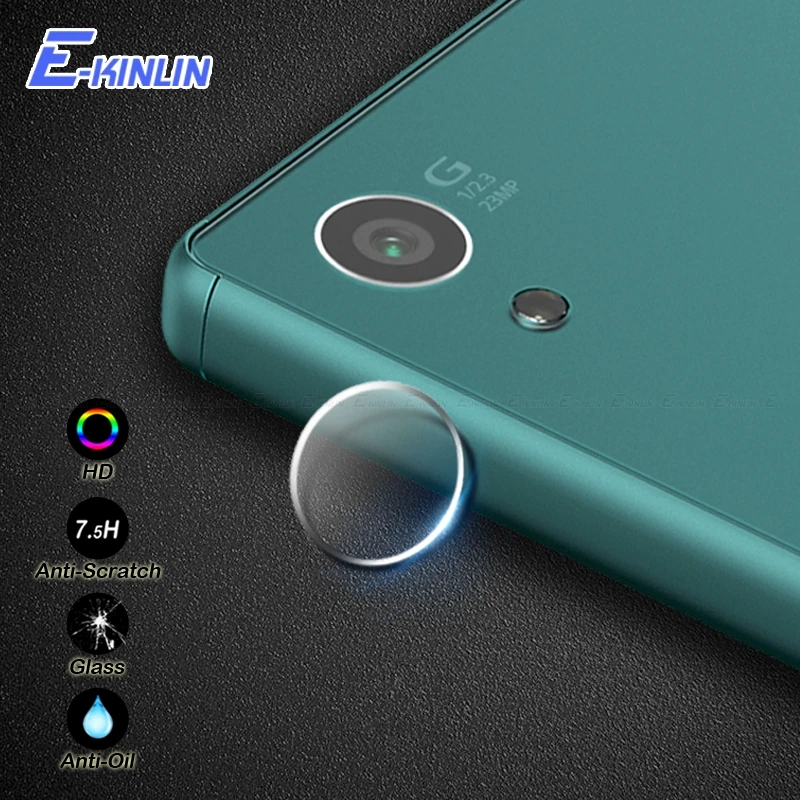 Задняя Защитная пленка для объектива камеры из закаленного стекла Sony Xperia E5 M5 M4 L36H