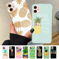 pineapple phone case for iphone 11 12 13 mini pro xs max 8 7 6 6s plus x 5s se 2020 xr case