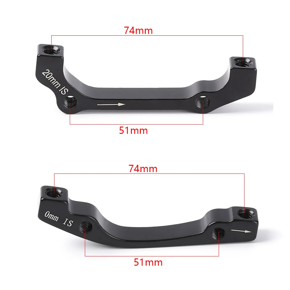 

MTB Bike Disc Brake Mount Adaptor for 160 180 203mm Front Caliper Ultralight Bracket IS PM AB to PM A Brake Adaptor