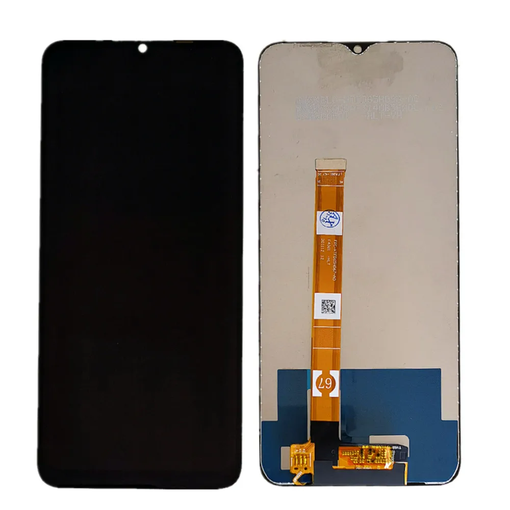 6 5 for oppo realme c11 rmx2185 lcd display screen touch screen digitizer frame for oppo realme c15 rmx2180 c12 rmx2189 lcd free global shipping