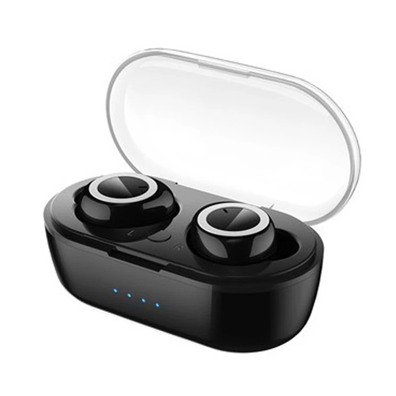 white TWS беспроводные Bluetooth наушники водонепроницаемые спортивные наушники 5,0 с зарядным устройством сенсорные наушники со встроенным микрофоном наушники - Цвет: white