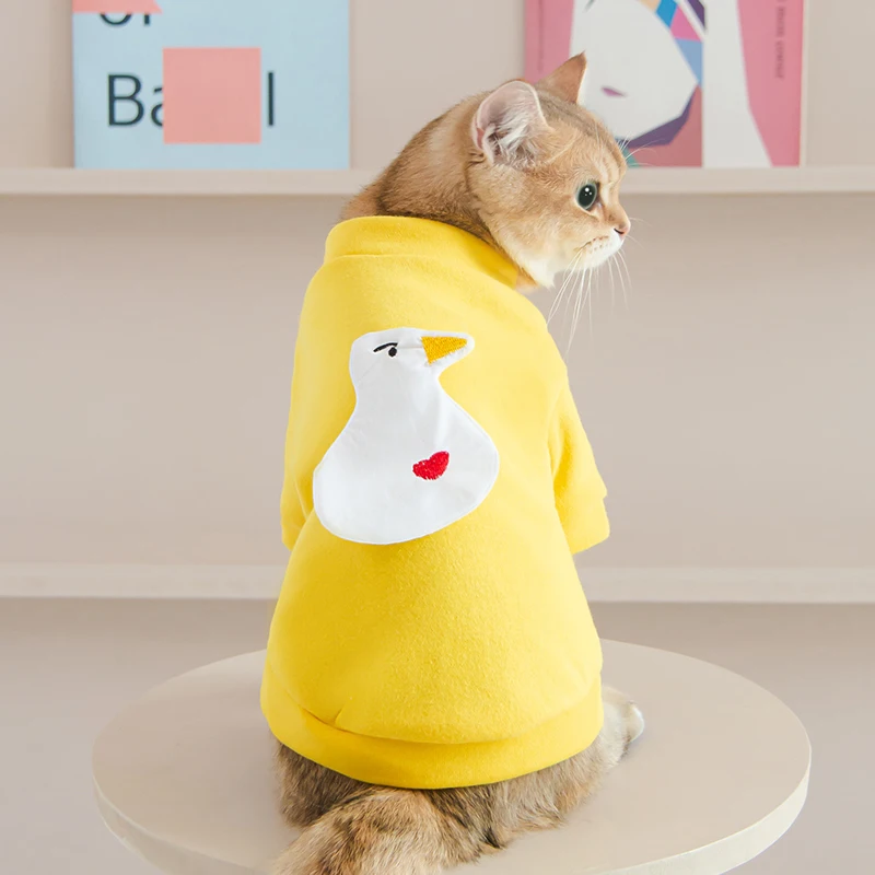 

Pet Dog Clothes Cartoon Small Clothing Dogs Warm Sweet Cute Chihuahua Print Sweatshirt Pet Outfits