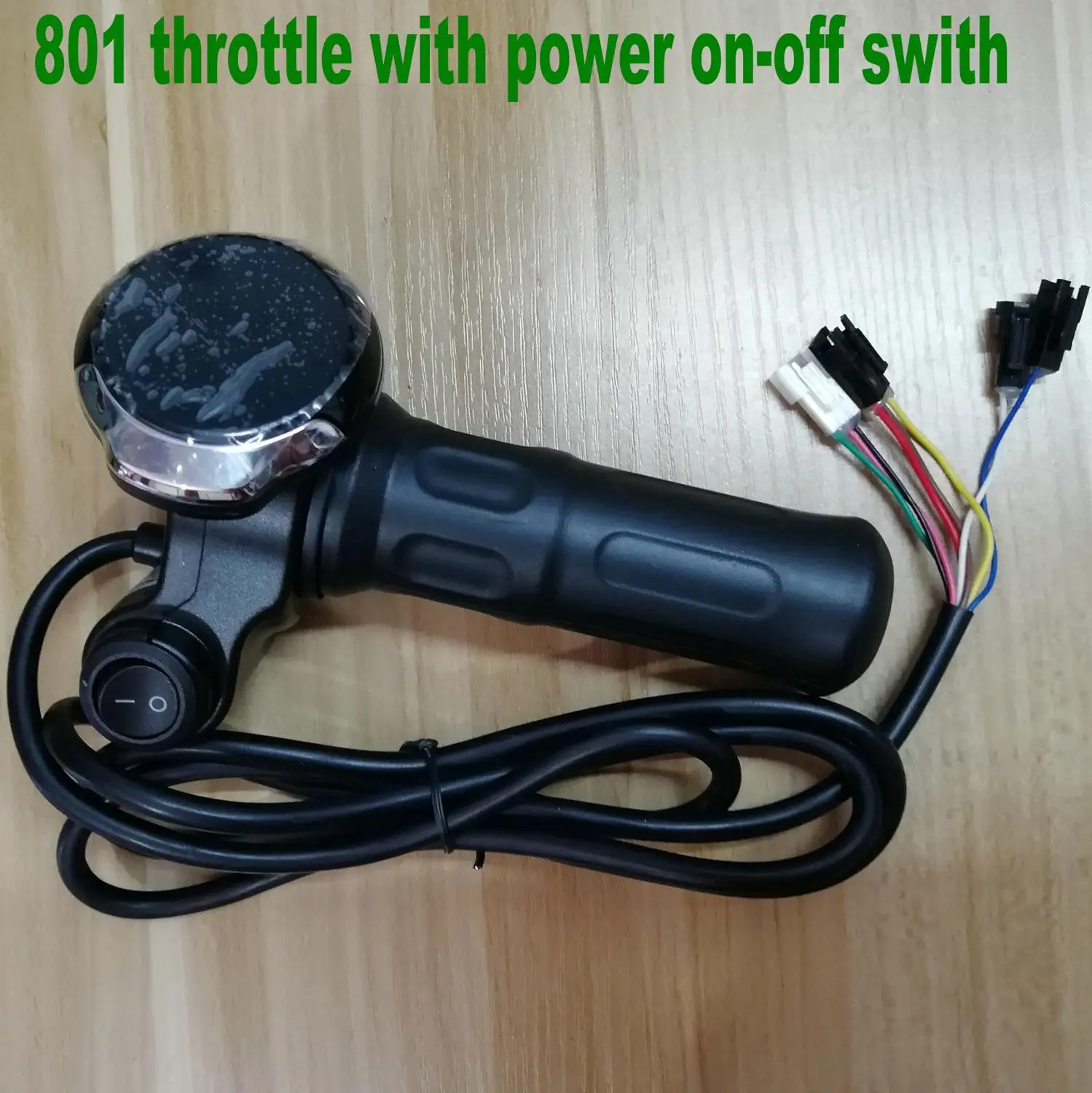 Поворотная дроссельная заслонка с переключателем и дисплеем 24v36v48v60v индикатор скорости напряжения батареи одометр Электрический велосипед Скутер MTB трехколесный велосипед часть