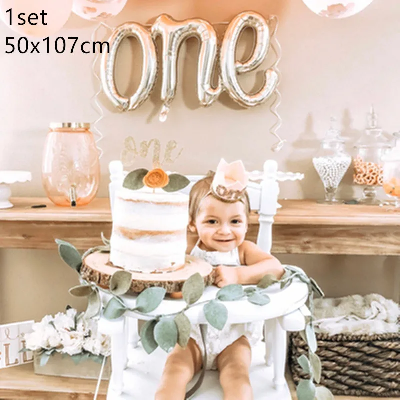 10 шт., 12 дюймов, 1 год, 1 латексные шары, первый ребенок, мальчик, девочка, день рождения, украшения, принадлежности, розовый, синий, детский душ - Цвет: as picture