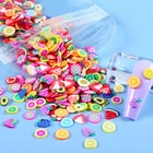 10 г, мягкая керамика, ломтики фруктов, шейкер из смолы, наполнители, блестки, фрукты, искусство, изготовление ювелирных изделий, фурнитура, декор для дизайна ногтей