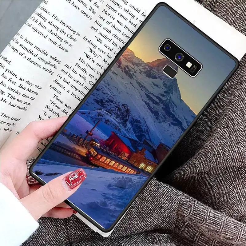 

mountain house Phone Case For Samsung Galaxy S8 S9 S10 Plus S10E Note 3 4 5 6 7 8 9 10 Pro Lite cover