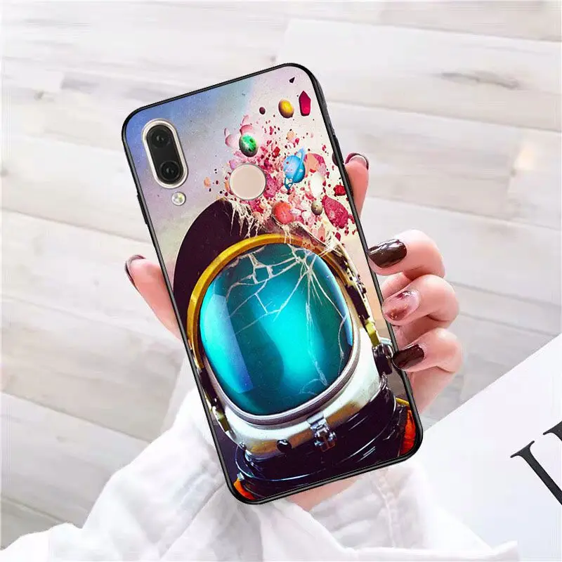 Роскошный чехол для телефона Space Moon Star Planet Starry DIY High end redmi 5 5plus 6 6pro 6a s2 4x go 7 7a 8
