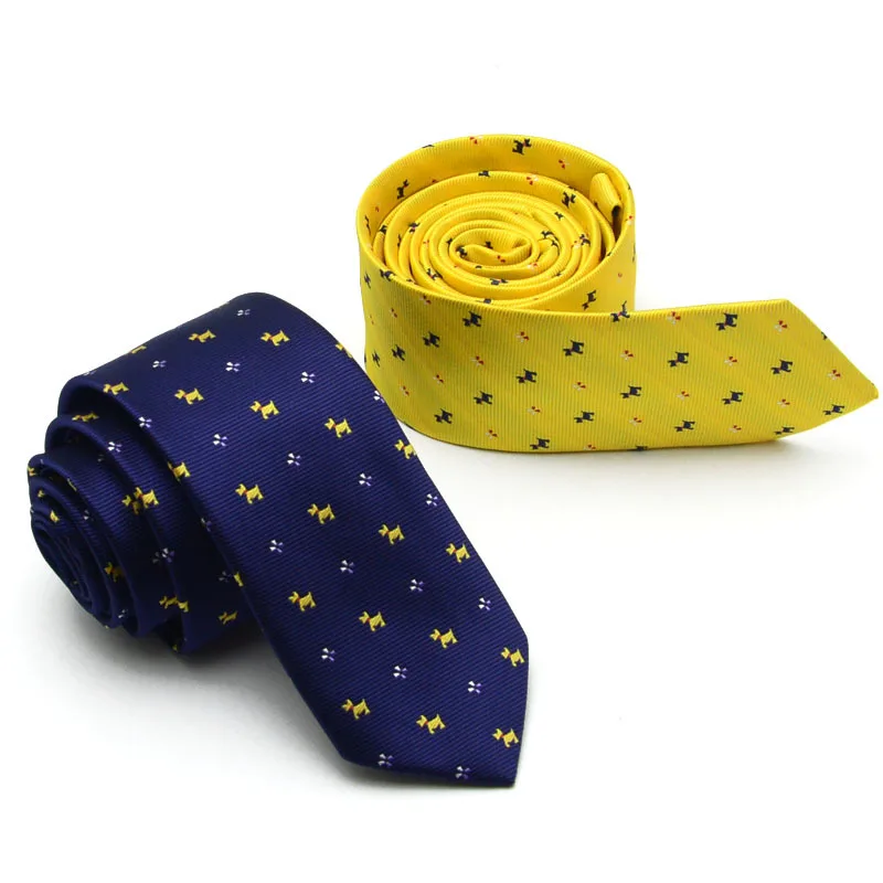 Узкий галстук 6 см в Корейском стиле с вышивкой для мужчин и женщин студентов