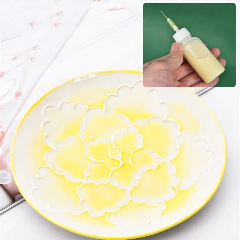 Керамическая бутылка для грязи прозрачная пластиковая маленькая круглая