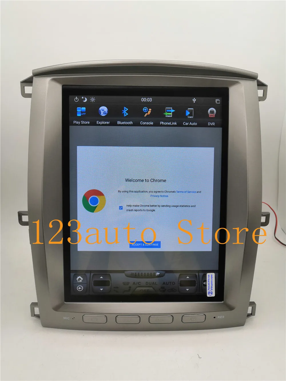 12,1 ''PX6 CARPLAY Tesla стиль Android 8,1 автомобильный DVD gps навигационный плеер для TOYOTA LAND CRUISER LC100 lexus LX470 2002-2007