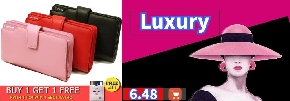 Женский кошелек portfel damski, Женский кошелек на двойной молнии, большой женский кожаный кошелек из натуральной кожи, дизайнерские кошельки monederos para mujer