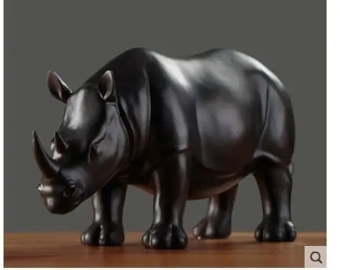 

Nordic household rhinoceros hippopotamus resin animal furnishs a model room sitting room TV ark wine cabinet office decoration