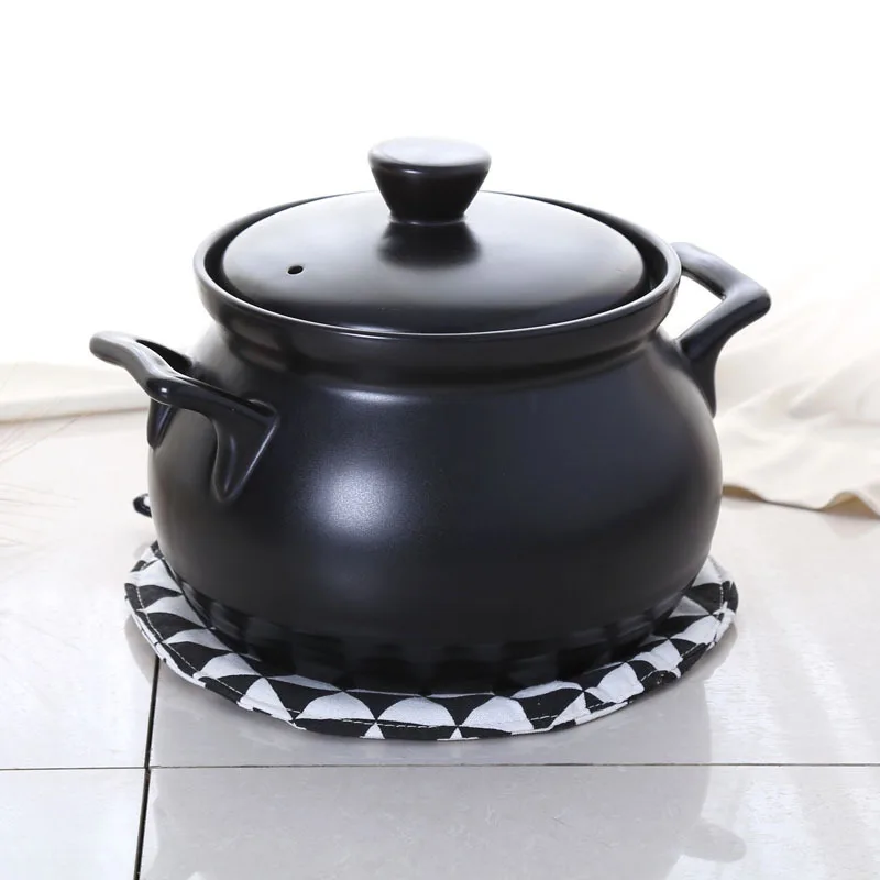 Круглый Скатерти сменные хлопковая подкладка настольные коврики Нескользящие