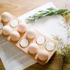 Лоток для хранения яиц в деревенском стиле, противоударный, деревянный, диспенсер для холодильника органайзер для яиц, подставка для холодильника, контейнер, держатель для хранения яиц