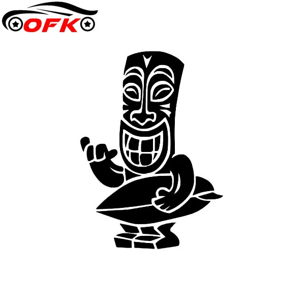 Автомобильная наклейка Aloha Tiki переводная картинка для серфинга виниловые