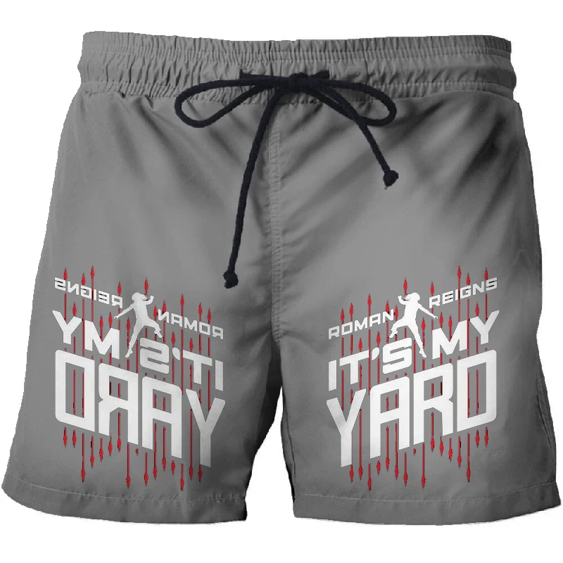 

Men's summer shorts 3D printing World Wrestling Entertainment summer casual sports pants quick-drying beach pants