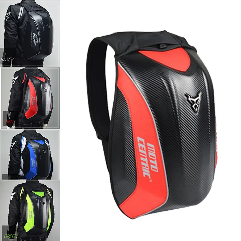 Новый углеродного волокна Мотоциклетный рюкзак ездовая сумка Minecraft мотоциклист