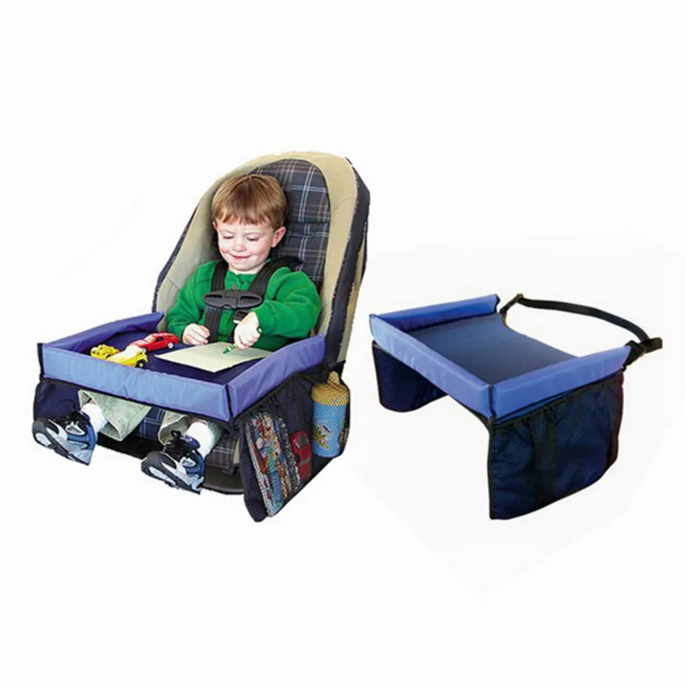 Waterproof Baby Child Car Seat Tray Storage Rack Safety Rear Trunk Net Cellphone Stroller Food Desk Holder | Мать и ребенок