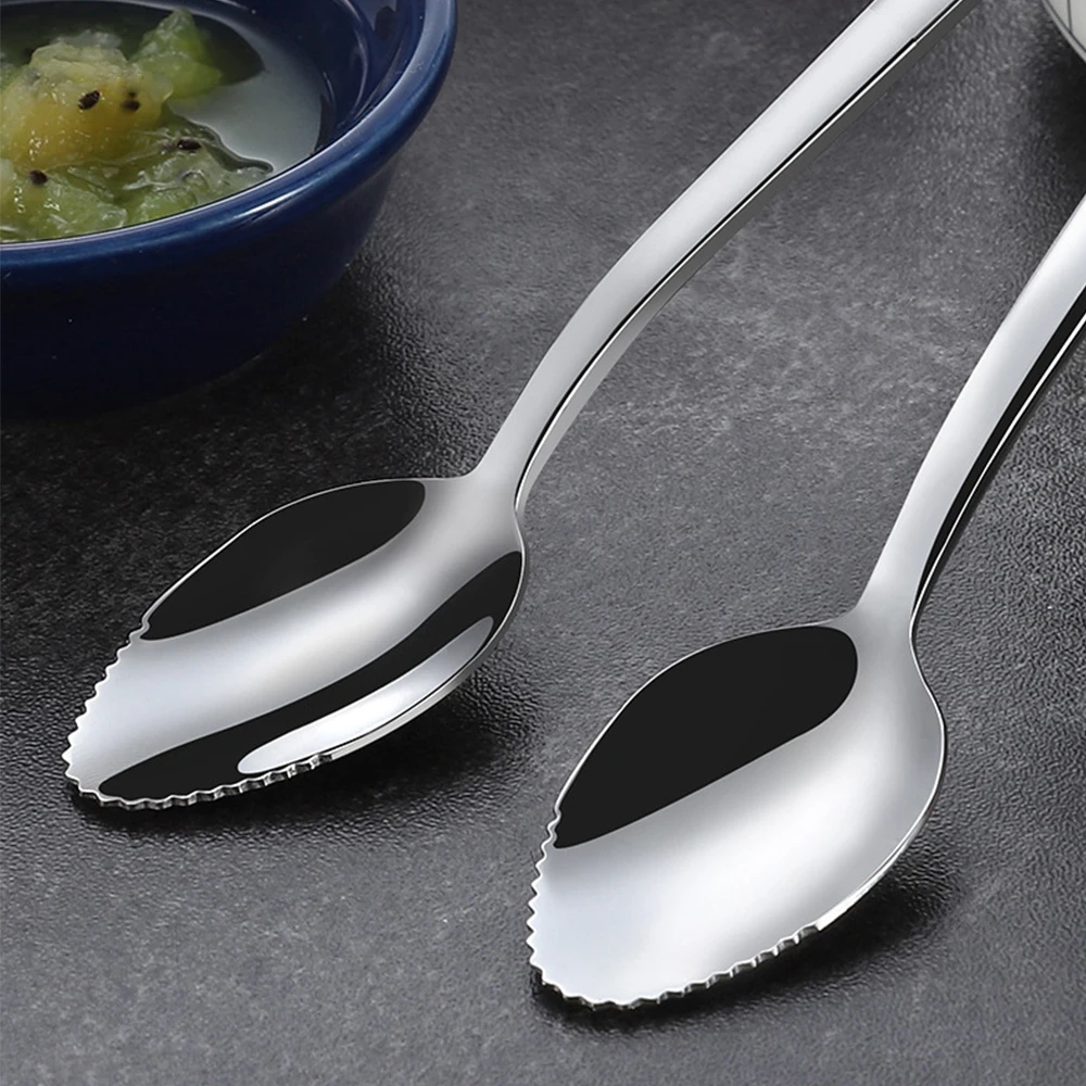 2 шт. для фруктов из нержавеющей стали дноуглубительные работы ложка Apple