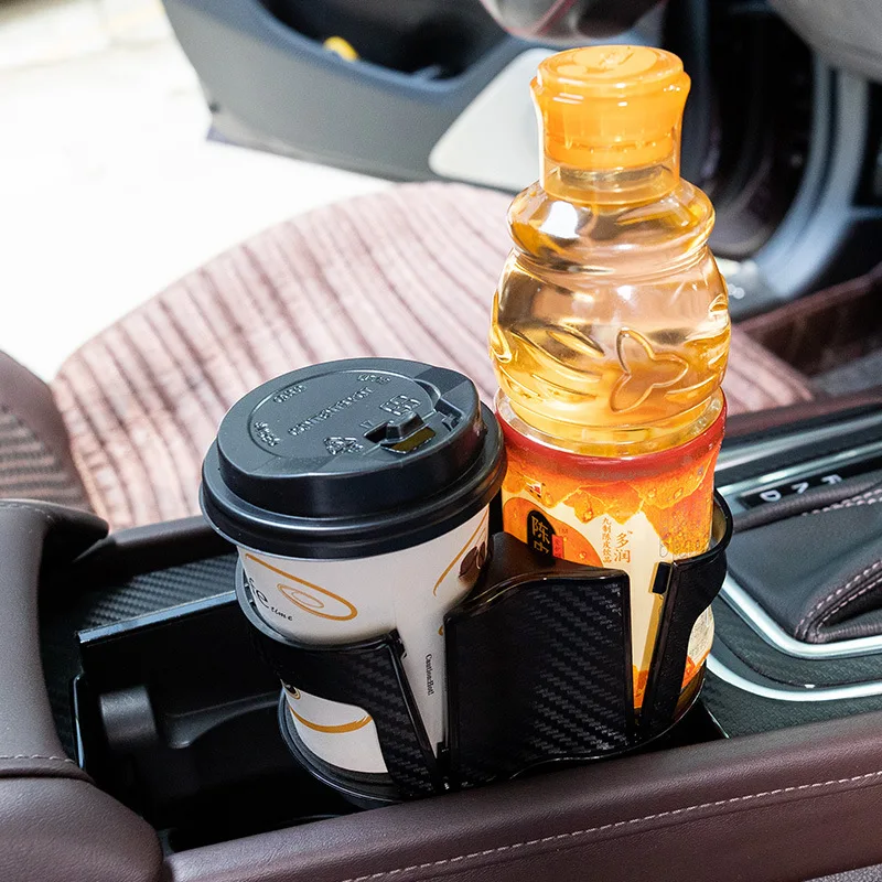 

Car Water Cup Holder Bracket Multifunctional Beverage Holder Water Cup Rack Carbon Fiber
