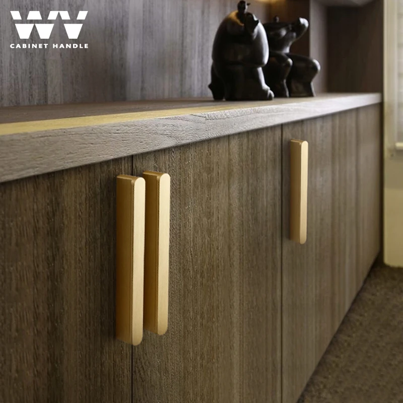 ВМ ручки шкафа матовый Медь черный Алюминий сплав Кухня для выдвижных ящиков