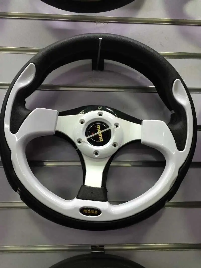 Модификация автомобиля руль МОМО имитация гоночного полиуретана модификация 13