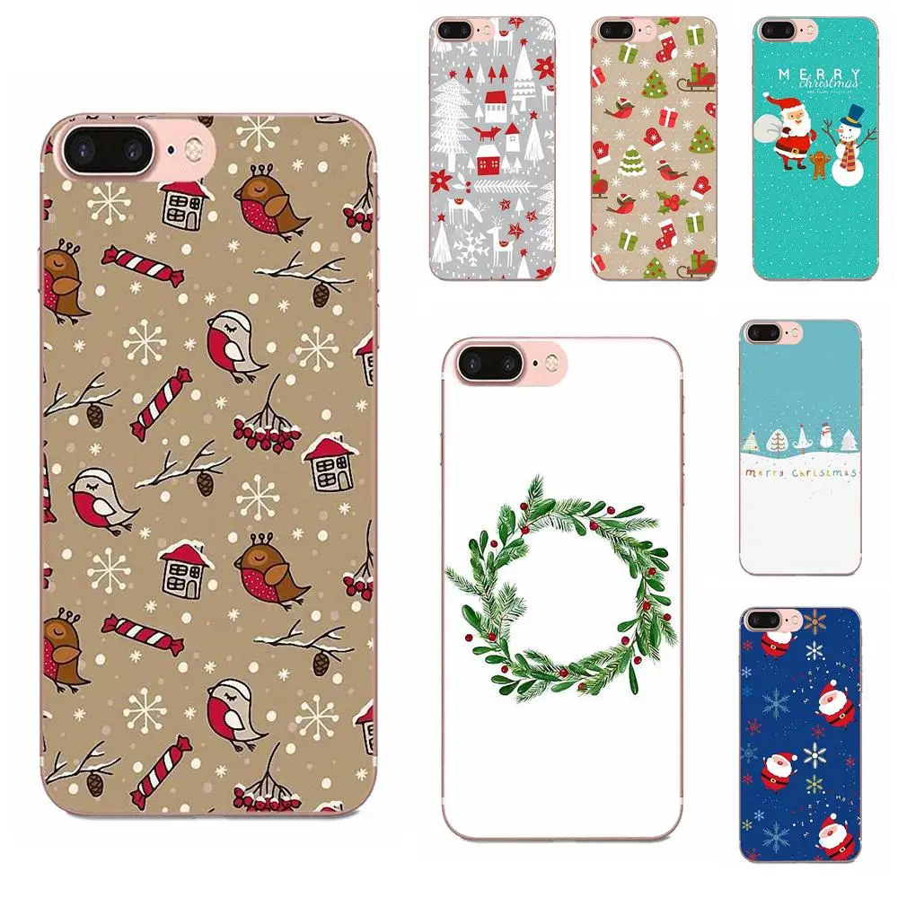 Рождественский подарок ТПУ чехол для телефона Huawei Honor 4C 5A 5C 5X6 6A 6X7 7A 7C 7X8 8C 8S 9 10 10i 20