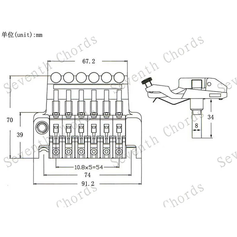 Набор винтажных инструментов для электрогитары с двойной блокировкой|vintage