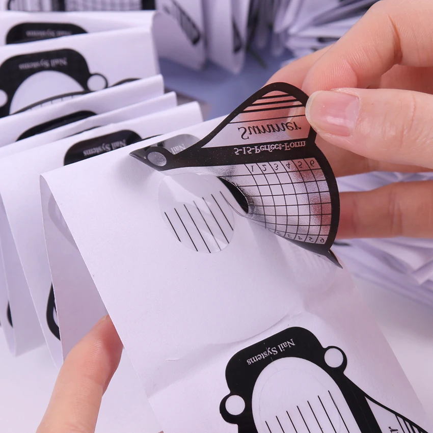 100 шт./упак. инструменты для дизайна ногтей акриловые УФ гелевые наконечники