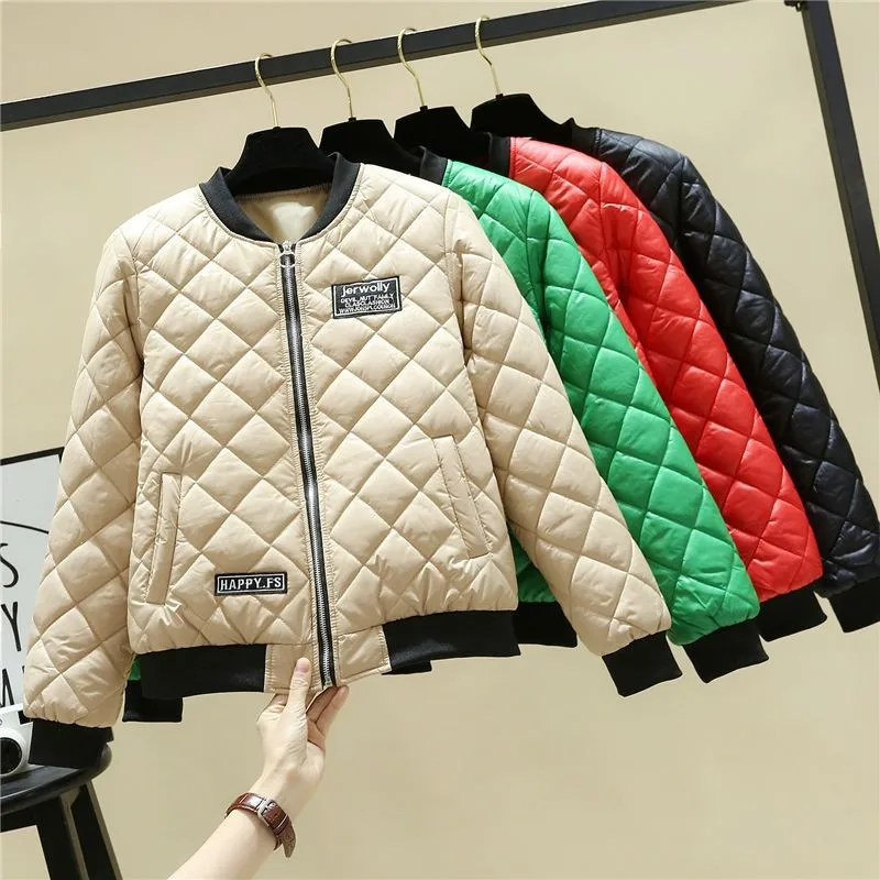 

Куртка женская осенне-зимняя, короткая, из хлопка, 2020, размера плюс