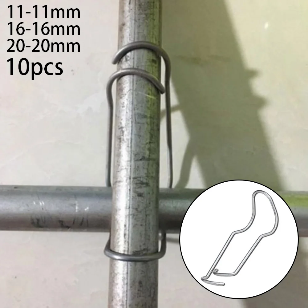 

Garden Wire Buckle Silver For flower support Supplies Spring Steel Pipe Top