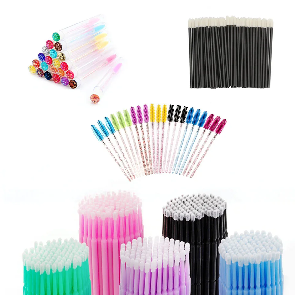 Палочки косметические щетка для ресниц наращивания щеточка в тюбике с