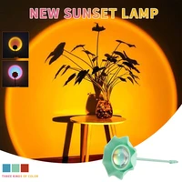 usb sunset lamp sunset projector mood light background atmosphere projection sunset for home bedroom decoration led night light