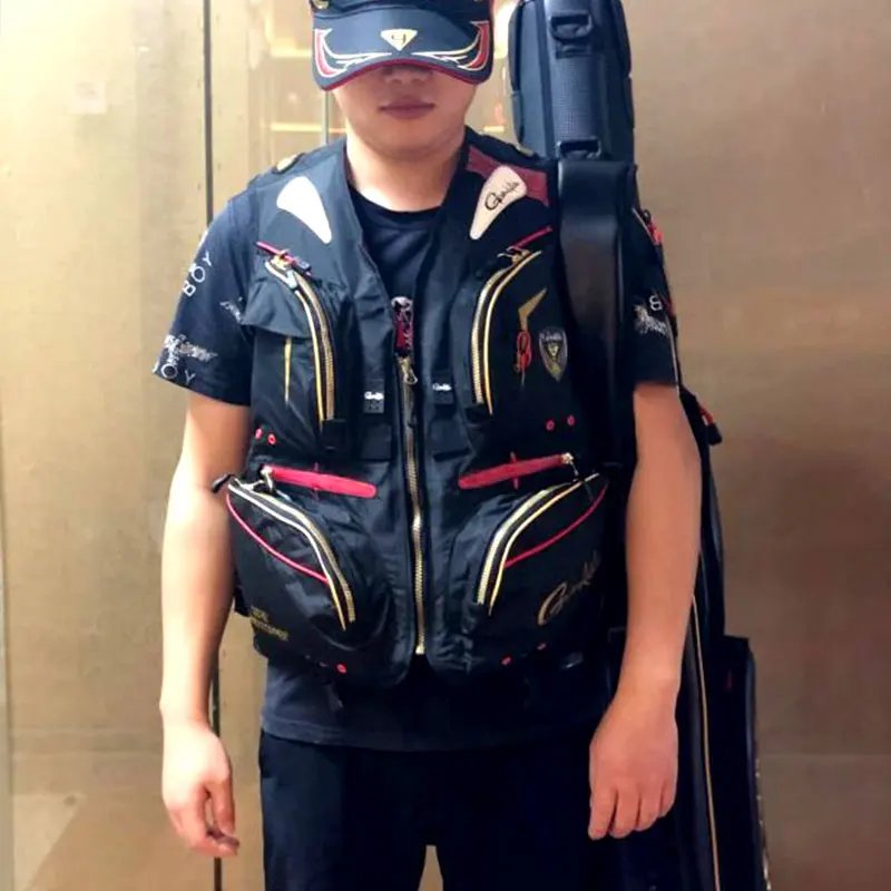 В наличии Gamakatsu водонепроницаемый спасательный жилет для рыбалки